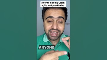 How to handle change request in #agile and predictive in #pmp #shorts