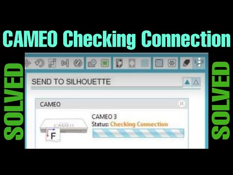 CAMEO Checking Connection Error | #LuChardPrintingTips