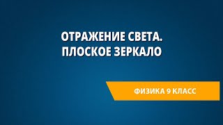 Отражение света. Плоское зеркало