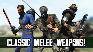 The Classic Melee Pack! - Fallout 4 Mod Review