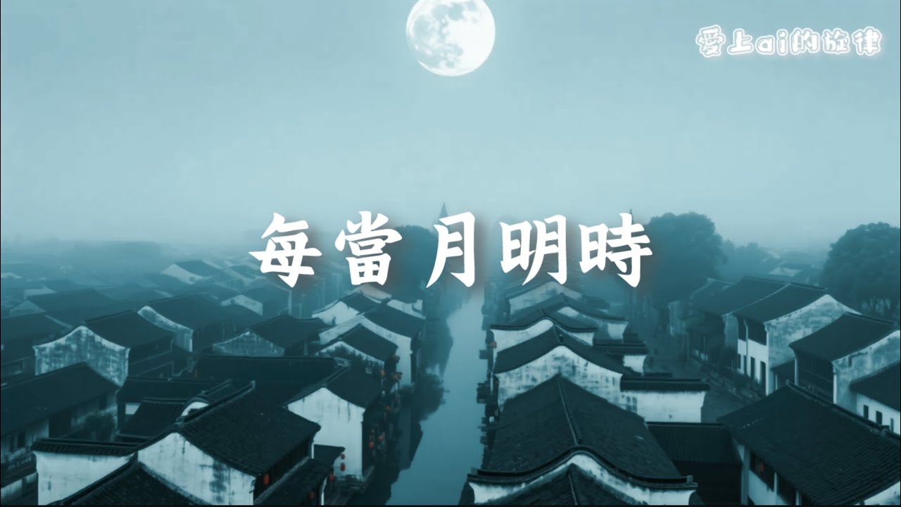 ai中文歌曲《每當月明時》｜
