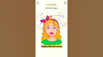 DOP 2 Answer Level 207 Cut the fringes #shorts