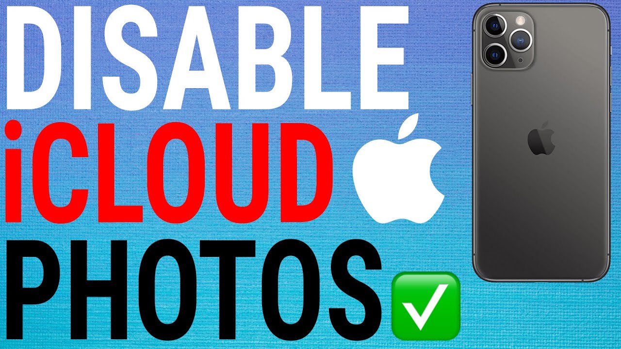 How To Turn Off iCloud Photos - YouTube