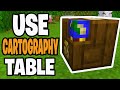 How To Use Cartography Table In Minecraft! - Java &amp; Bedrock