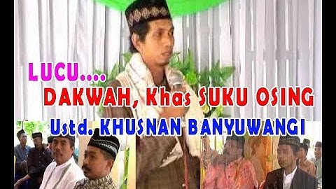 Ust KHUSNAN, PENGAJIAN Khas Suku OSING BANYUWANGI,  Walimatul Nikah