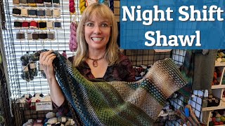 Knitting Andrea Mowry's Night Shift Shawl + Free Giveaway