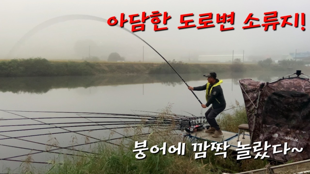 도로변 소류지 설마설마 했는데 깜짝 놀랐다~