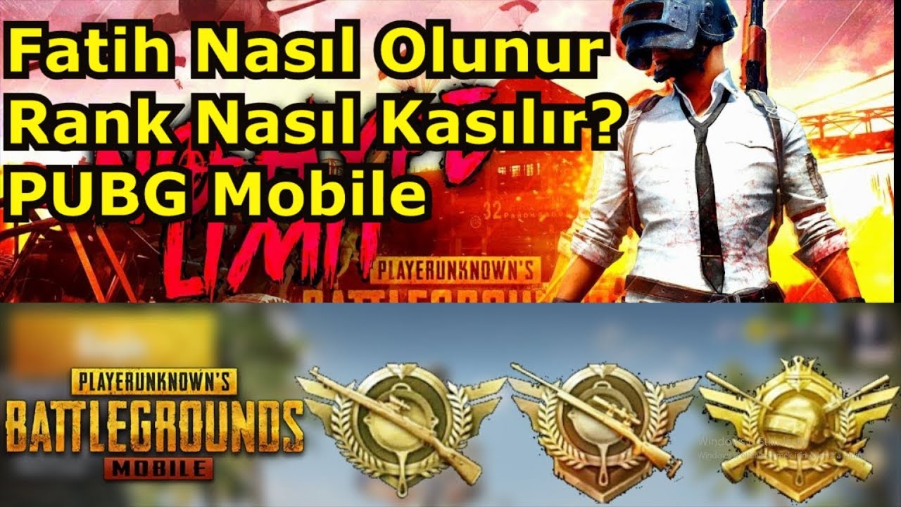 PUBG Mobile Fatih NasÄ±l Olunur? Rank NasÄ±l KasÄ±lÄ±r? - 