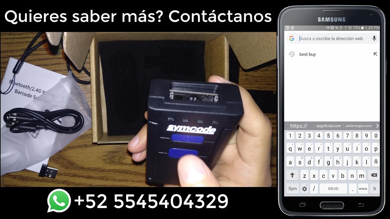 Symcode MJ2877 2D/QR escáner Código de barras| Android POS Pro ...
