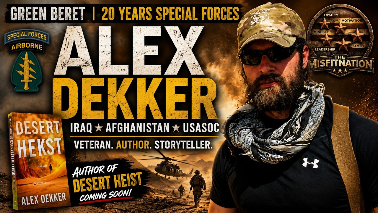 From Green Beret to Author | Alex Dekker on Special Forces & the New Thriller DESERT HEIST