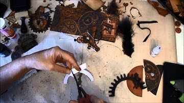 Envelope Mini album tutorial with Steampunk Spells collection part 8a