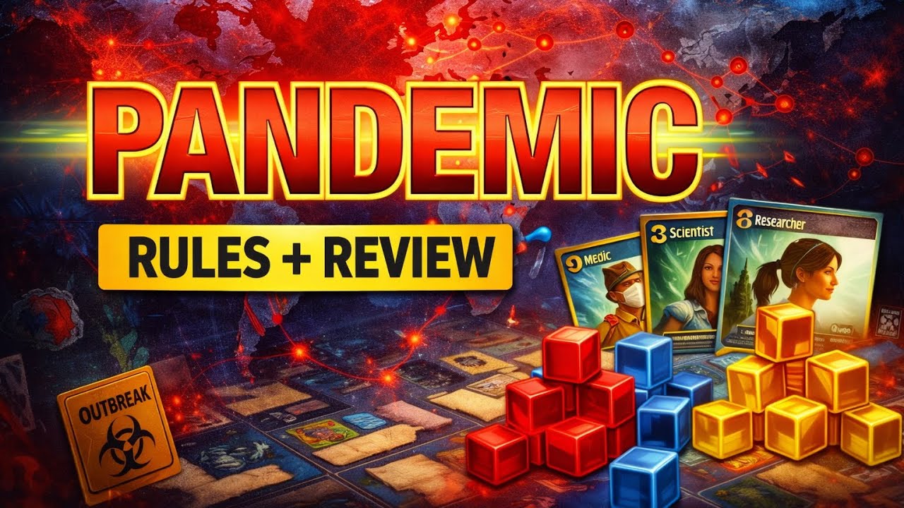Настольная игра Пандемия (правила, обзор игры) - YouTube