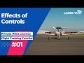 Learn to fly 1private pilot licence  e01 effects of controls diamondda40 flighttraining ppl