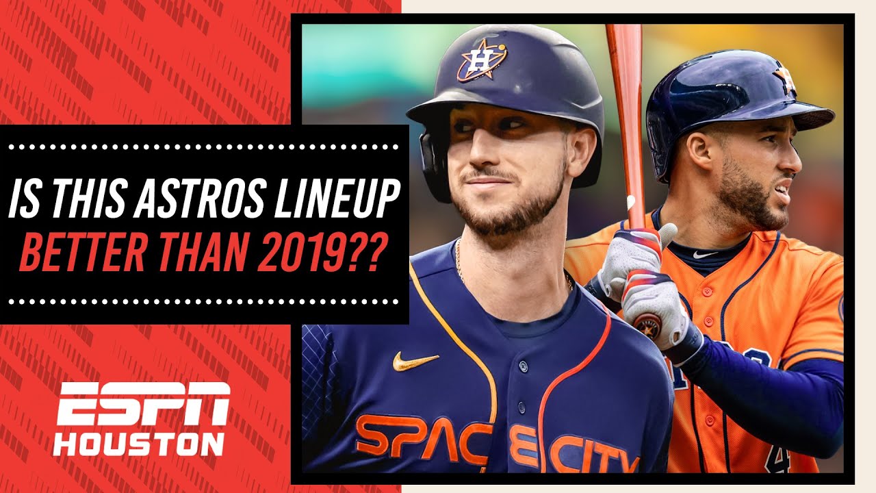 Why the Astros LINEUP might be BETTER than their 2019 LINEUP! ESPN Houston