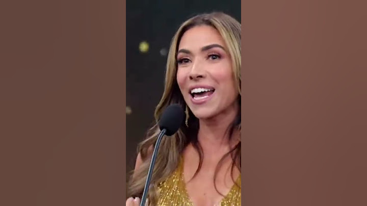 Patrícia Abravanel emocionada no Troféu 🏆 Imprensa