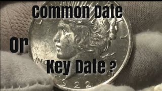 Peace Silver Dollar High Grade 1922 P common date or Low Grade 1928 Key Date? | Which would you buy?