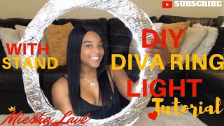 DIY DIVA RING LIGHT TUTORIAL ♡