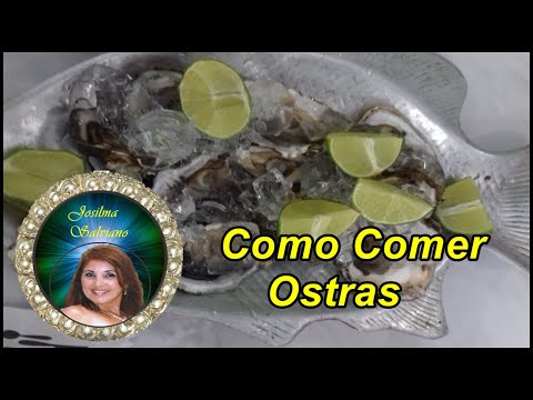 Vídeo: Como Comer Ostras E Caracóis Corretamente