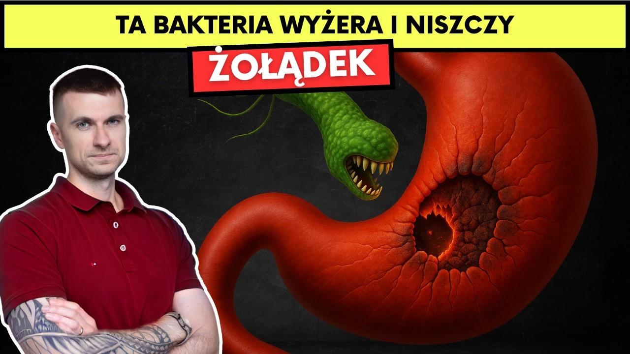 Helicobacter pylori niszczy żołądek. Usuń ją na zawsze z organizmu.
