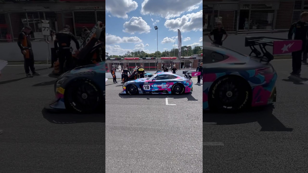 Mercedes Benz AMG GT3 British GT Brands Hatch 2025