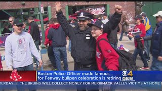 Officer Who Celebrated Iconic David Ortiz Grand Slam Retiring From Boston Police