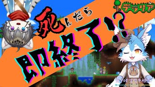 【コラボ企画】死亡したら即終了！！けもV 二人でテラリアをプレイしていく！！✨