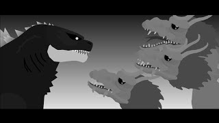 Godzilla 2014 VS Showa Ghidorah