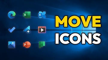 How To Move Desktop Icons Anywhere Windows 10 - Full Guide 2025
