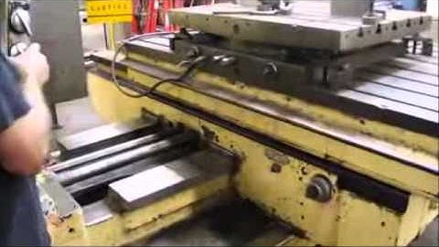 4" LUCAS MODEL 42B60 TABLE TYPE HORIZONTAL BORING MILL: STOCK #61669