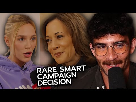 Thumbnail for Kamala Harris Joins the #1 Podcast for Women | HasanAbi reacts