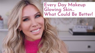 NATURAL GLOWING SKIN MAKEUP TUTORIAL |  All Cream Products