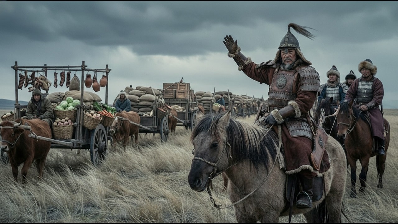 Секрет ВЫЖИВАНИЯ монголов: Как они покорили мир без обозов с едой?