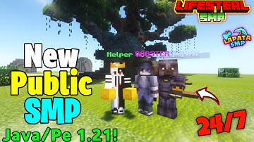 💀 New Best Cracked Public Lifesteal SMP 🧁 | Minecraft Java + PE + Pojav | 24/7 Online | Free To Join