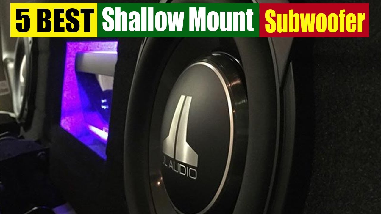 Shallow-Mount Subwoofers for a Large Bass in a Small Car