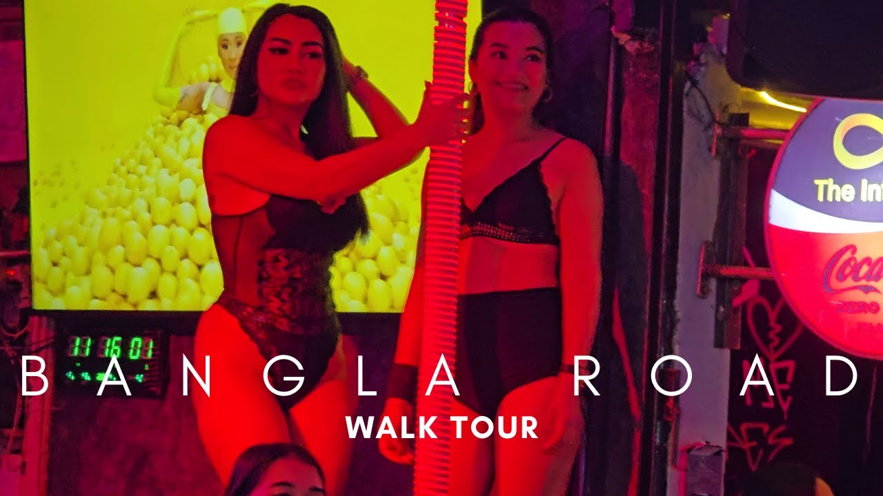 Bangla Road Nightlife Walking Tour |  Patong Beach - Phuket | Thailand Night Life