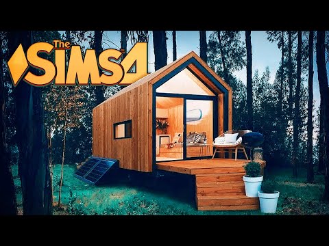 Видео: СТРОИМ КРОШЕЧНЫЙ ДОМИК В ЛЕСУ В СИМС 4!  - The Sims 4 House Build