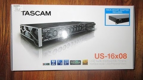Tascam US-16X08 USB Audio Interface - ((Unboxing))