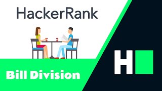Bill Division | Hacker Rank | Javascript