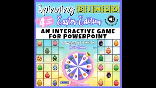 Easter PowerPoint Game - Spinning BINGO screenshot 4