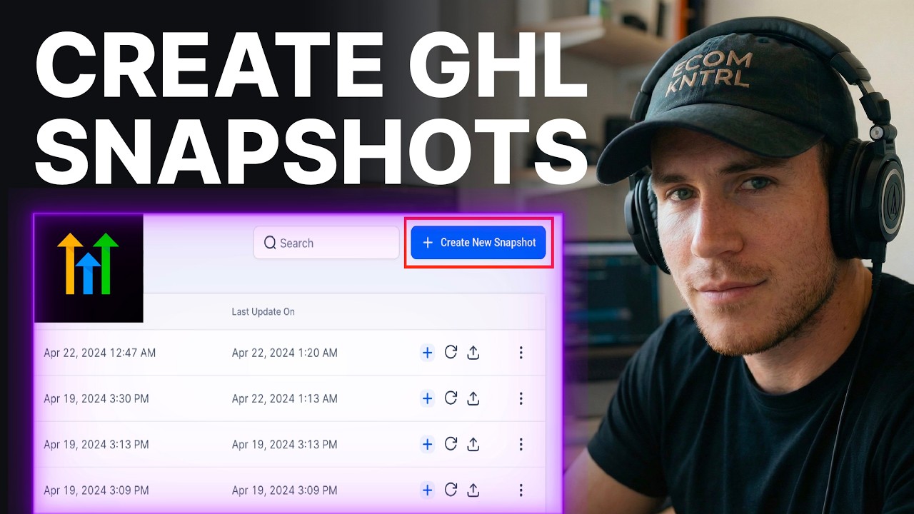 How To Load And Create Snapshots The Right Way In GoHighLevel (2026 ...