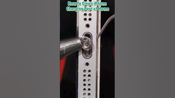 How to clean iPhone charging Port #tech #shorts  #mobilephonefixit  #iphone @angelandshreyash1469