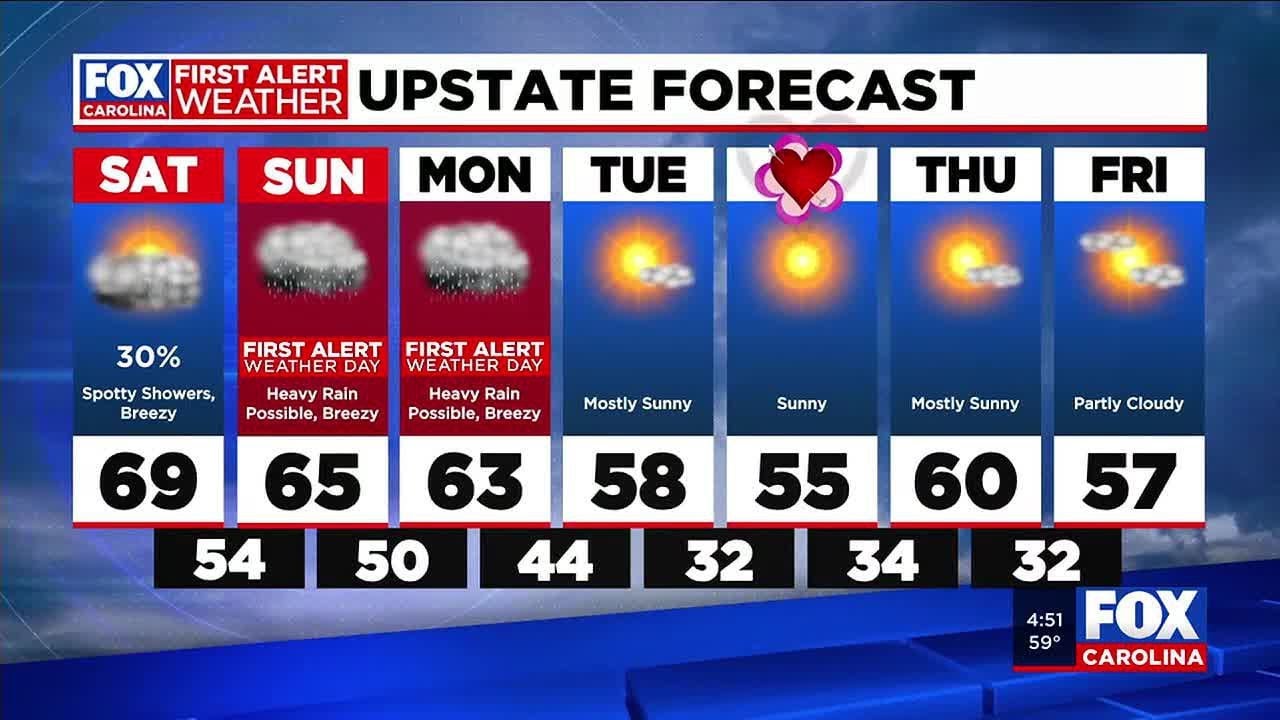 First Alert Weather Days ahead as rain moves into the area - YouTube