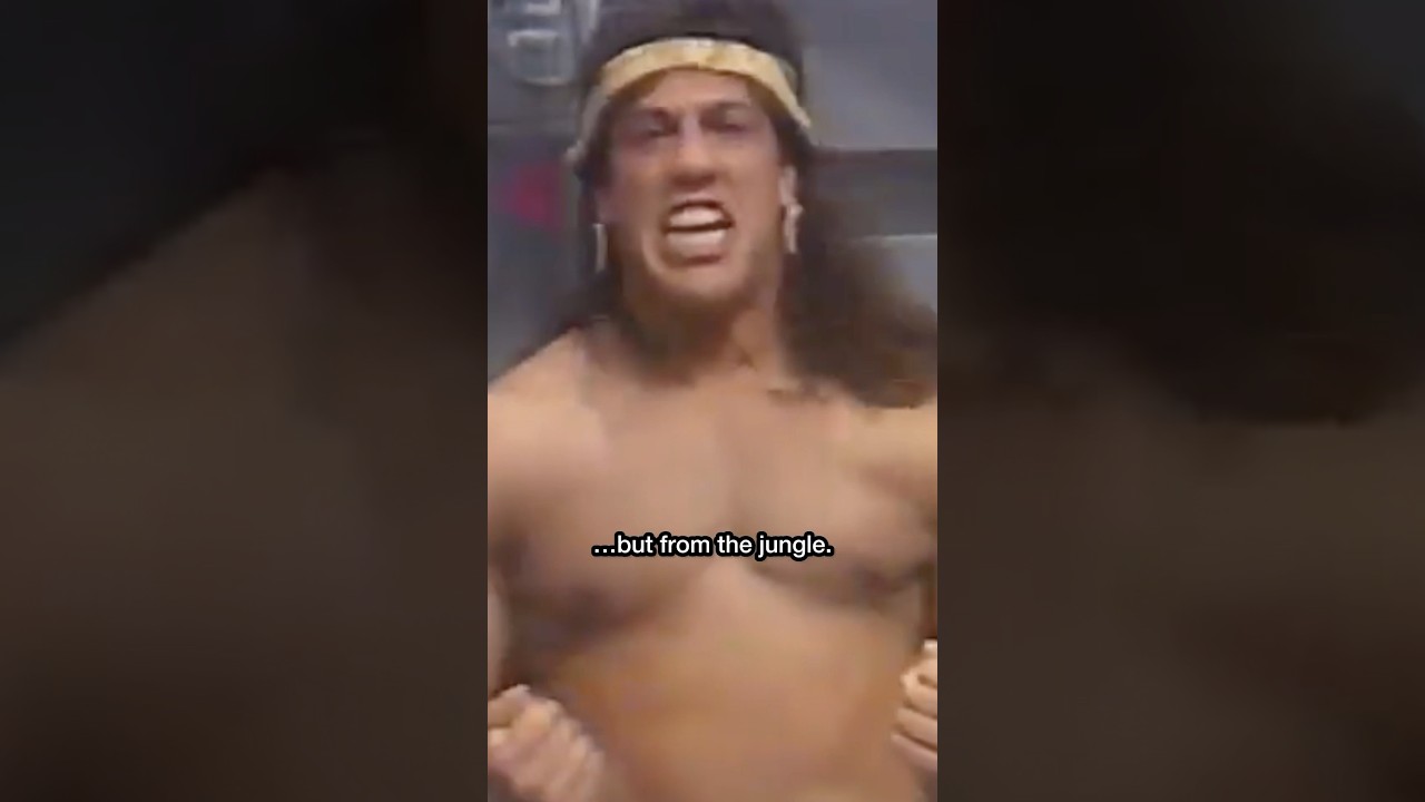 WCW’s weird jungle dude!