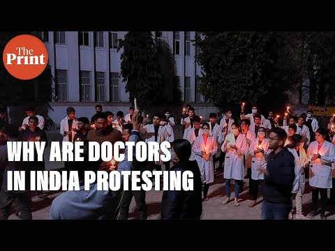 Why are resident doctors across India protesting?