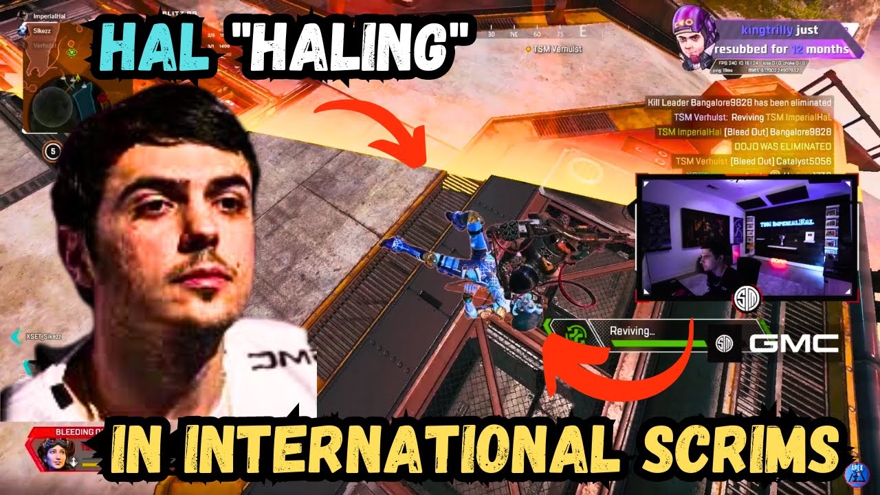 IMPERIALHAL "HALING" in International 'SCRIMS' APEX LEGENDS Daily