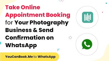 Take Online Appointment Booking for Your Photography Business & Send Confirmation on WhatsApp