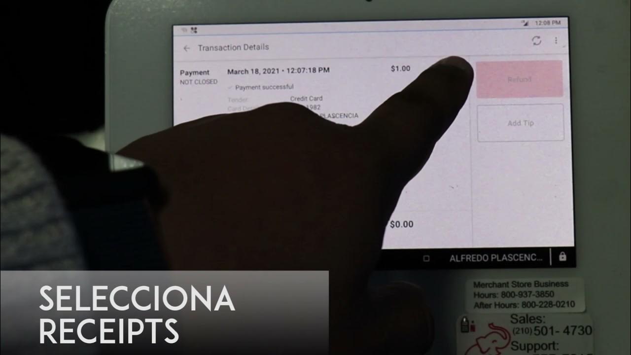 MINI CLOVER REFUND Como hacer una devolución en una Clover Mini