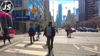 Downtown On University Avenue Toronto Walk March 2023 