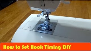 How to Fix / Repair Singer Sewing Machine Hook Timing