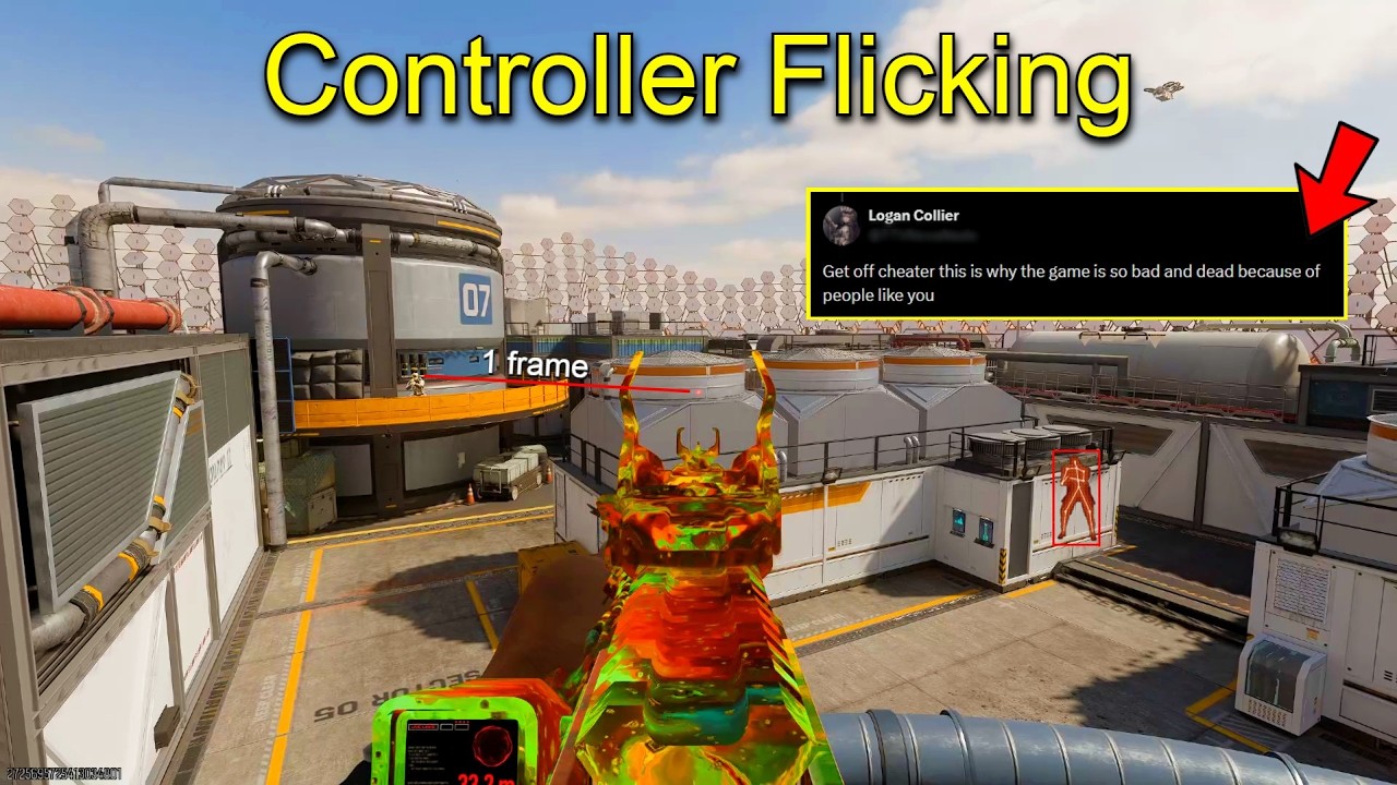 Controller 1 FRAME FLICKING Looks Like AIMBOT! - YouTube
